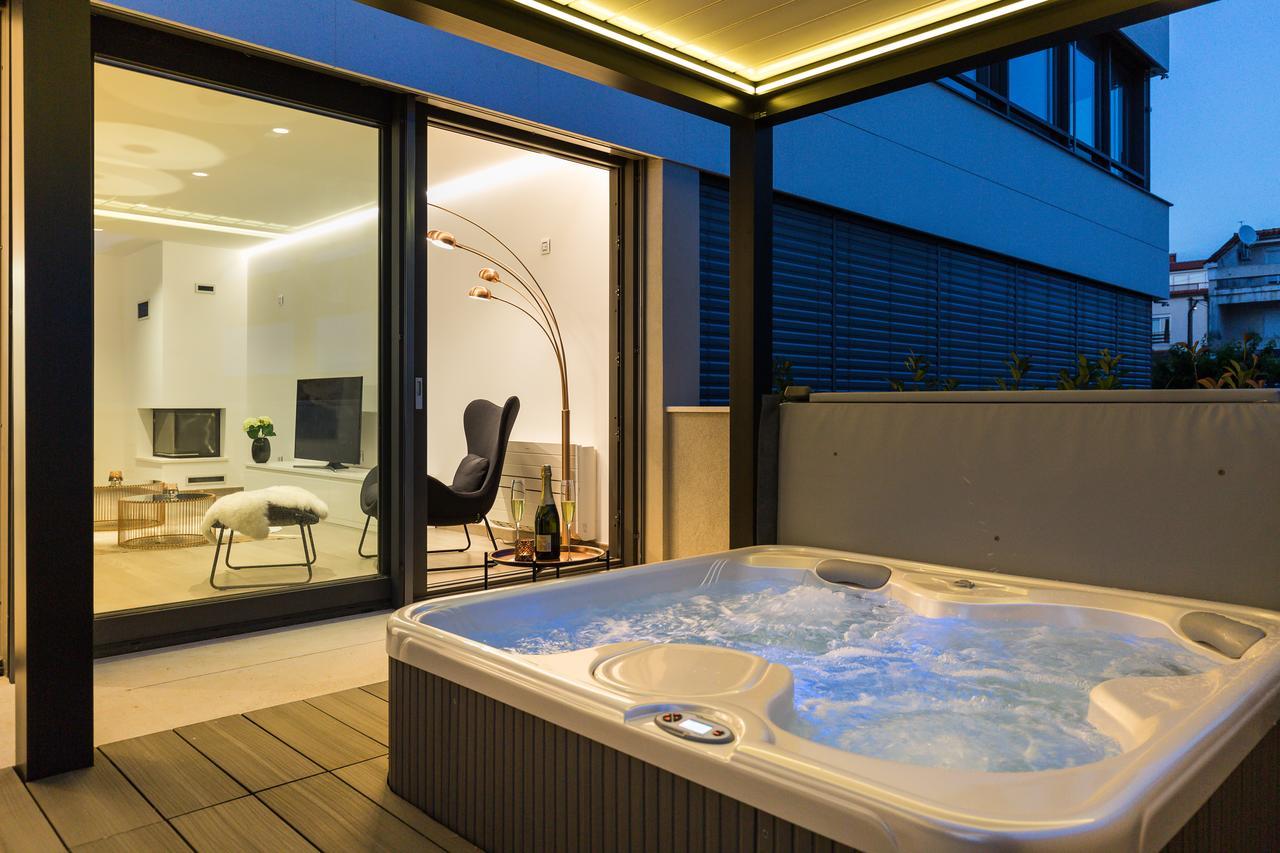 Shell Luxury Residences With Pool And Whirlpool Zadar Luaran gambar