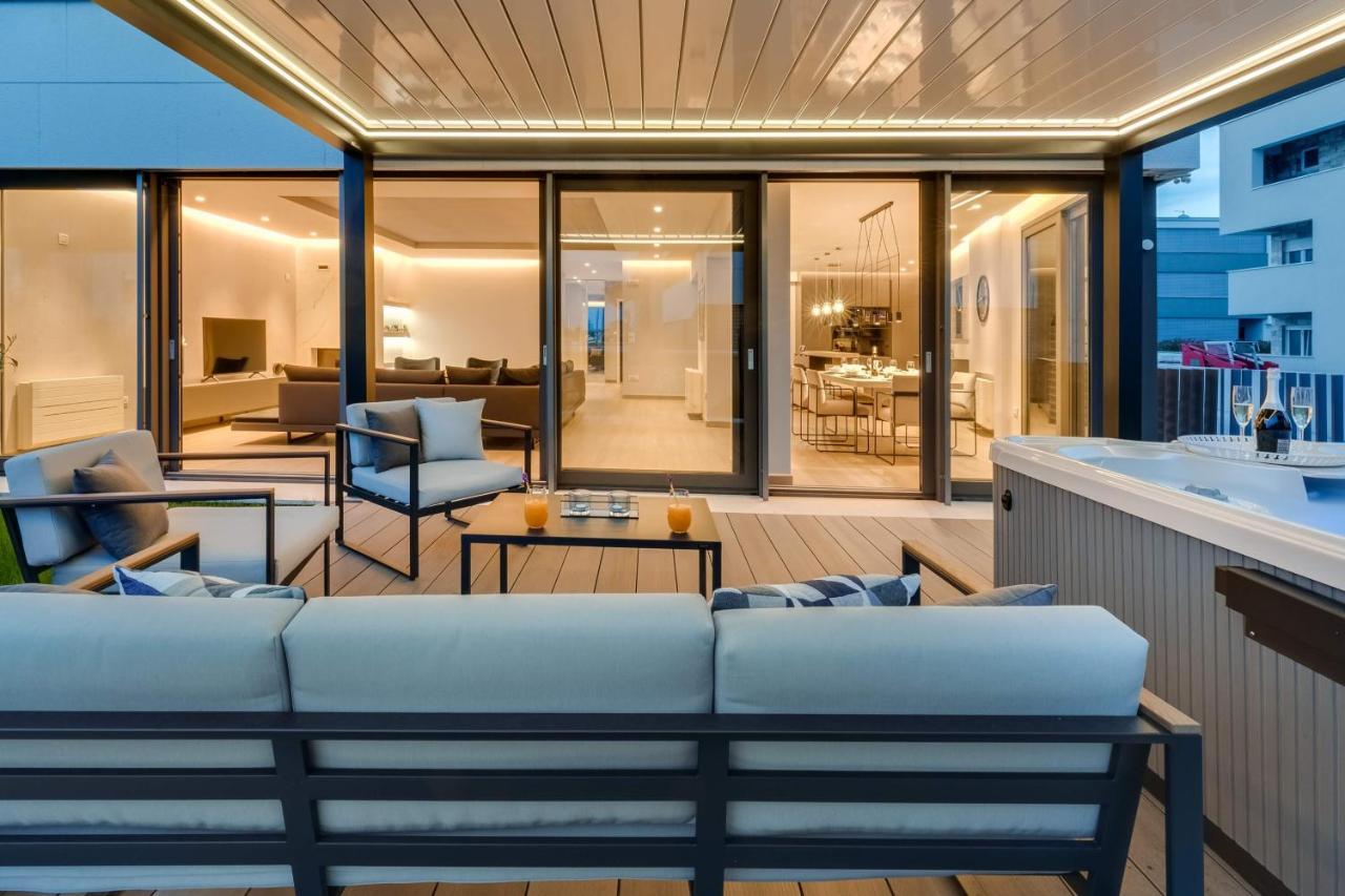 Shell Luxury Residences With Pool And Whirlpool Zadar Luaran gambar